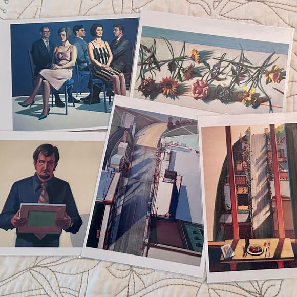 Art Teacher Laminated Post Cards. Wayne Thiebaud and Monets Garden Photographs. - Picture 8 of 13